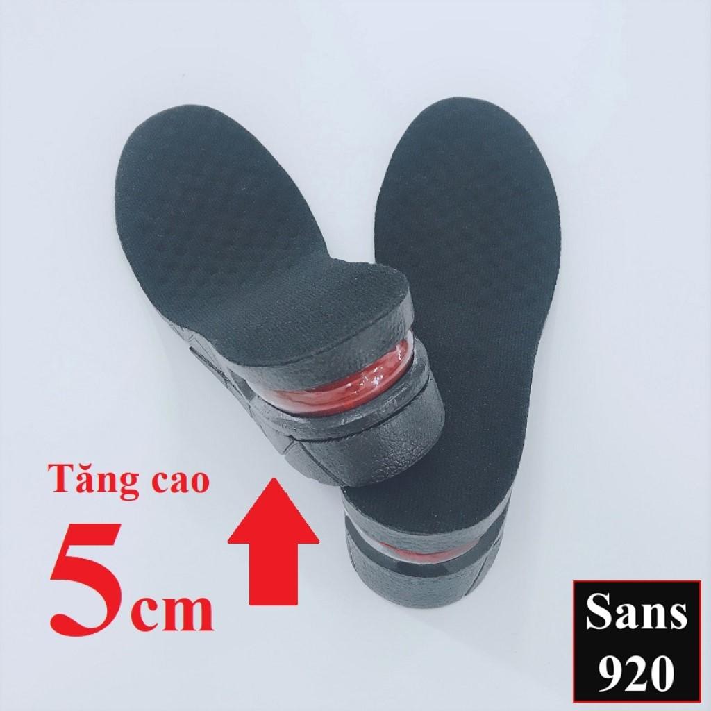 Lót giày tăng chiều cao 3cm 5cm 7cm 9cm Sans920 miếng lót giầy độn đế nâng gót đệm khí nguyên nửa bàn 3P 5P 7P 9P