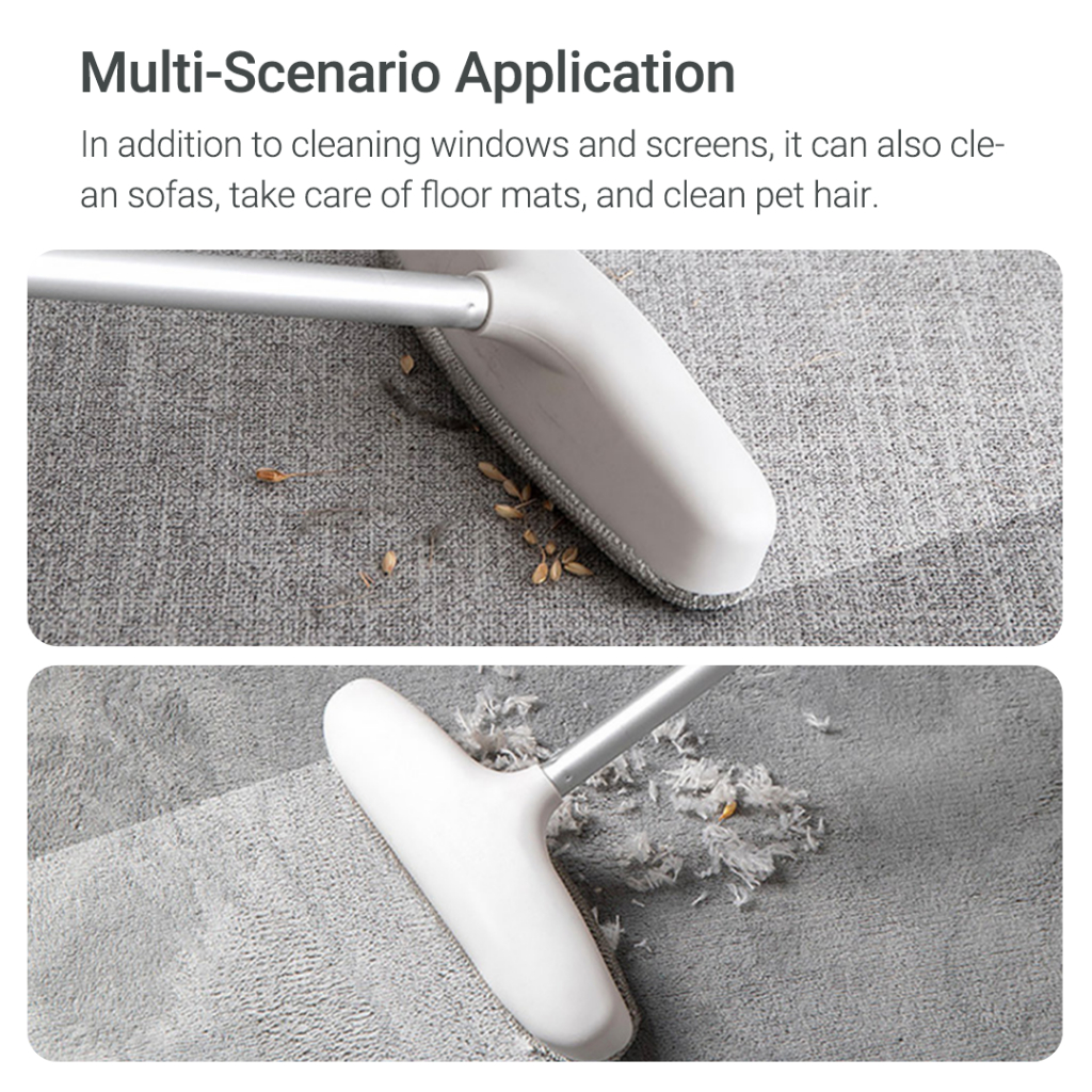 Bàn chải làm sạch đa chức năng xiaomi youpin miwuna với thiết kế có thể thu vào và lông tơ mịn cho cả sử dụng ướt và khô