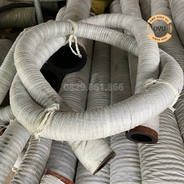 Ống cao su bố thép phi 100mm - Ống rồng hút bùn cát