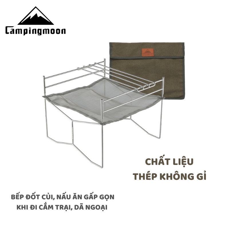 Bếp củi gấp gọn Campingmoon SOLO-303/ SOLO-202