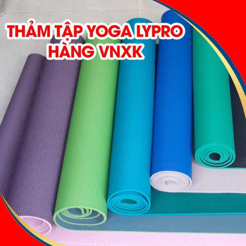 TẶNG TÚI ĐỰNG CAO CẤP Thảm Tập Yoga Loại 1 Dày 6mm Mặt Thảm 2 Màu Hàng VNXK Siêu Dày, Siêu Êm,Siêu Đẹp