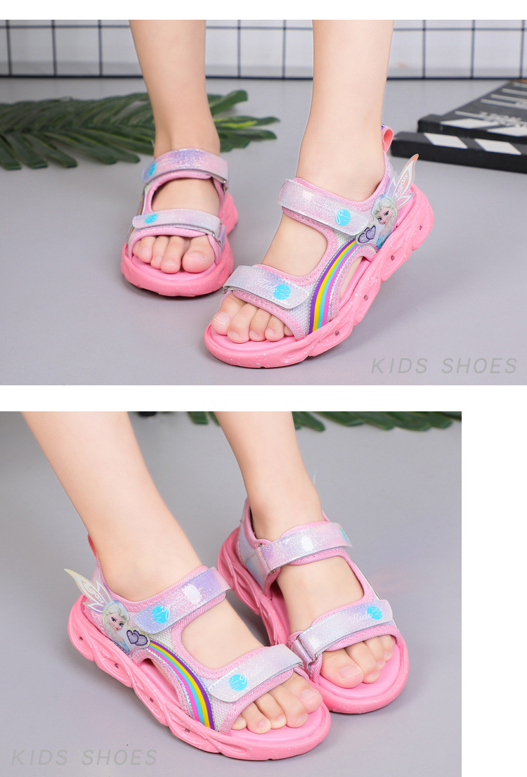 Giày Sandal quai hậu có đèn cho bé, giày thể thao siêu nhẹ, êm nhẹ chống trơn  – GSD9149