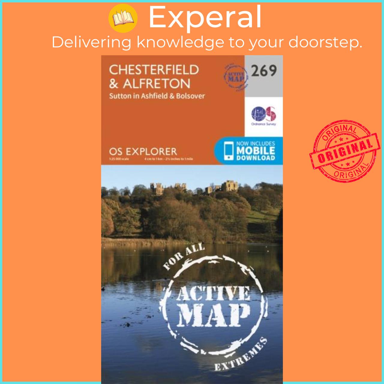 Sách - Chesterfield and Alfreton by Ordnance Survey (UK edition, paperback)