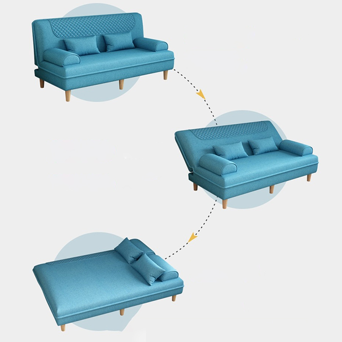 Ghế sofa gấp đa năng 120cm, sofa giường, ghế sofa giường nằm GSF008