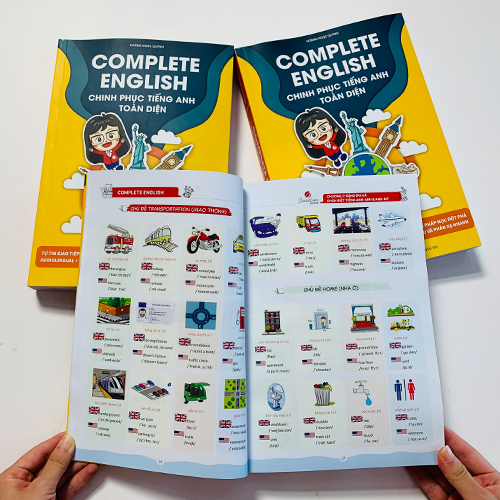 Combo sách Complete English - Khóa học giao tiếp thực tế - Tặng App học thông minh luyện tập phát âm, giao tiếp trực tuyến