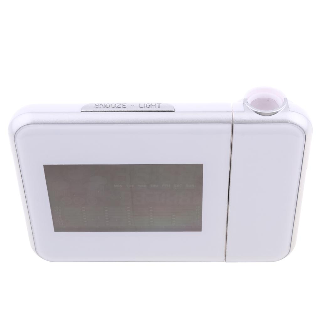 Alarm Clock LED Projection Alarm Clock With Weather Station Backlight