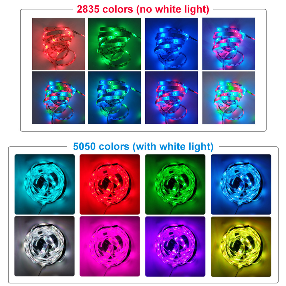 Day Đèn LED Siêu Sáng 5050 RGB Chống Nước Quấn Cây Trang Trí Ngoài Trời