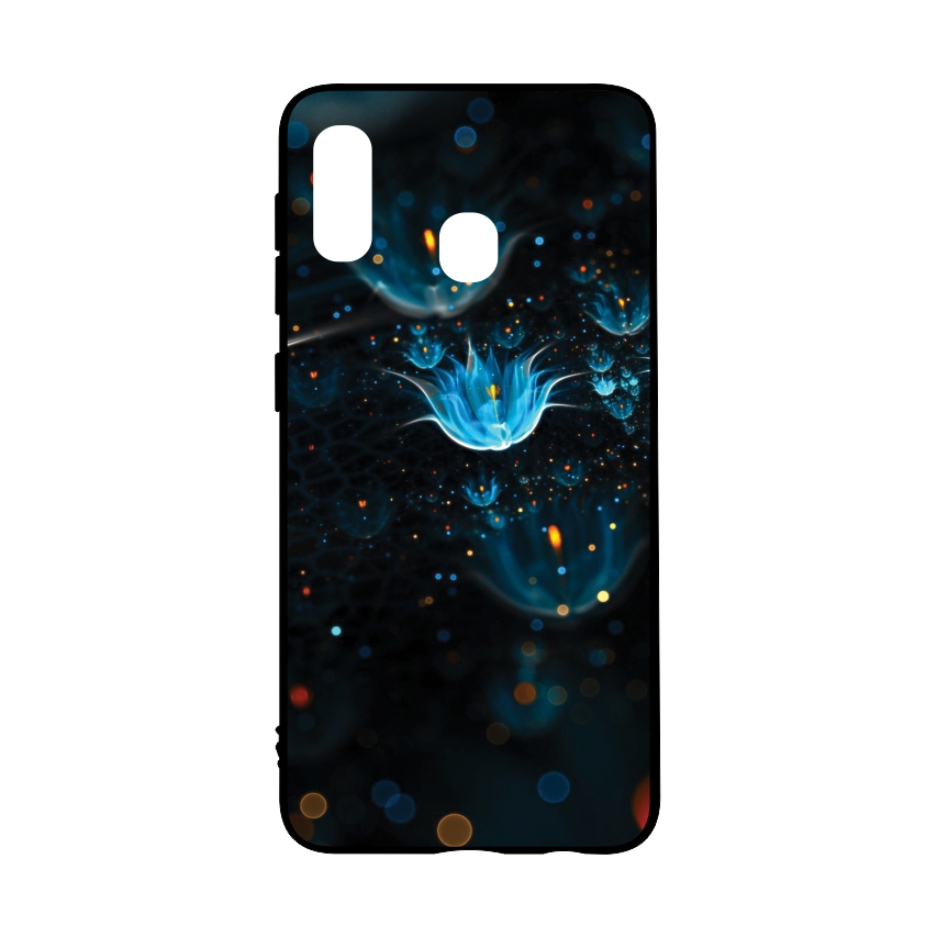 Ốp lưng kính cường lực cho Samsung Galaxy A20 in hình 3D - mẫu 8