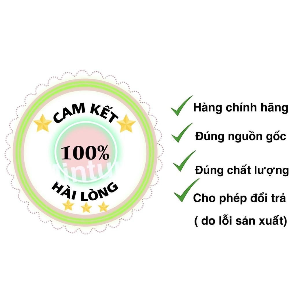 Yếm ăn dặm cho bé sơ sinh dán vai chống thấm lót nilong thương hiệu Mintuu, chất liệu vải 100% cotton