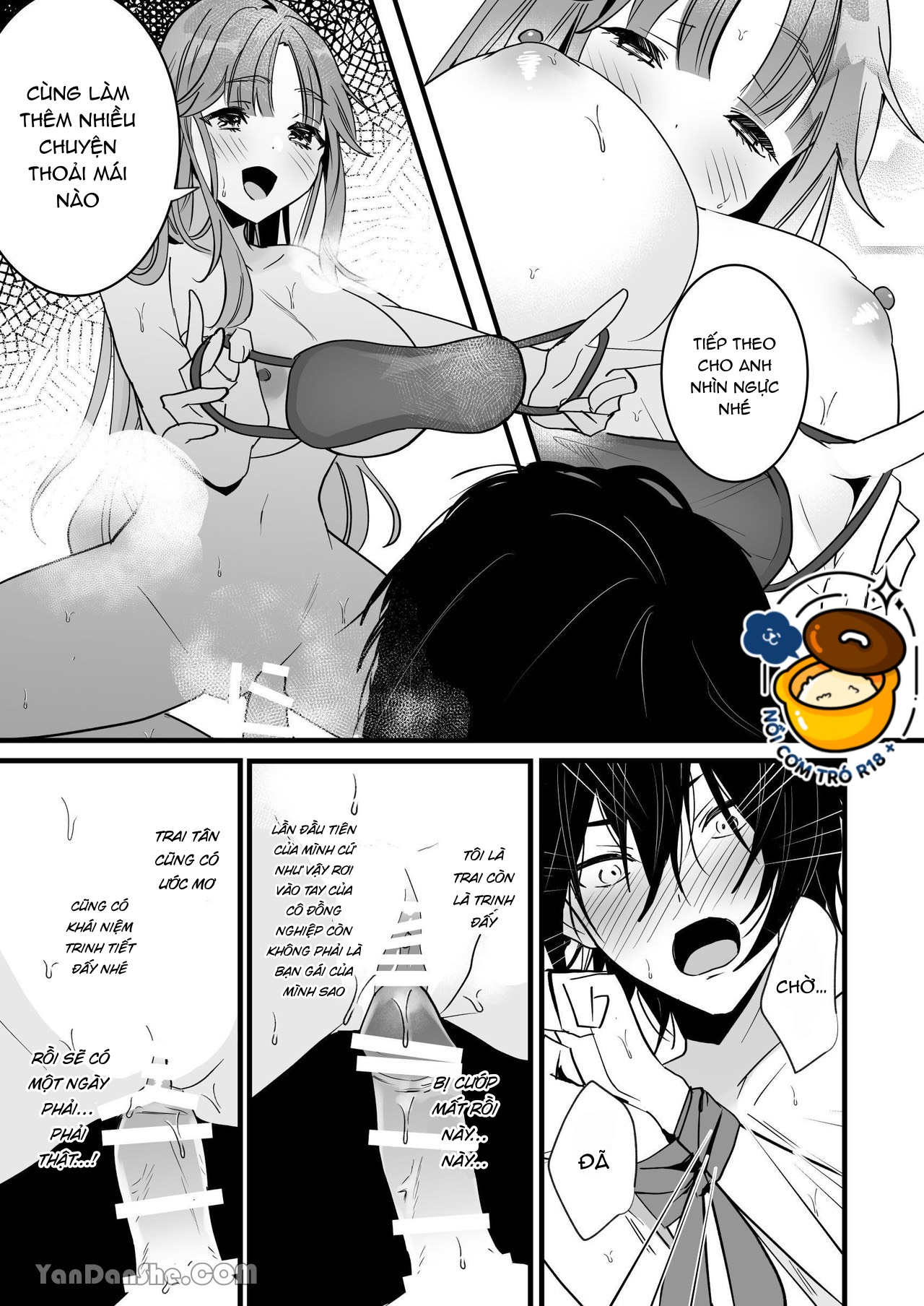 cô đồng nghiệp ngực to làm tôi sợ hãi chapter 1.2 5