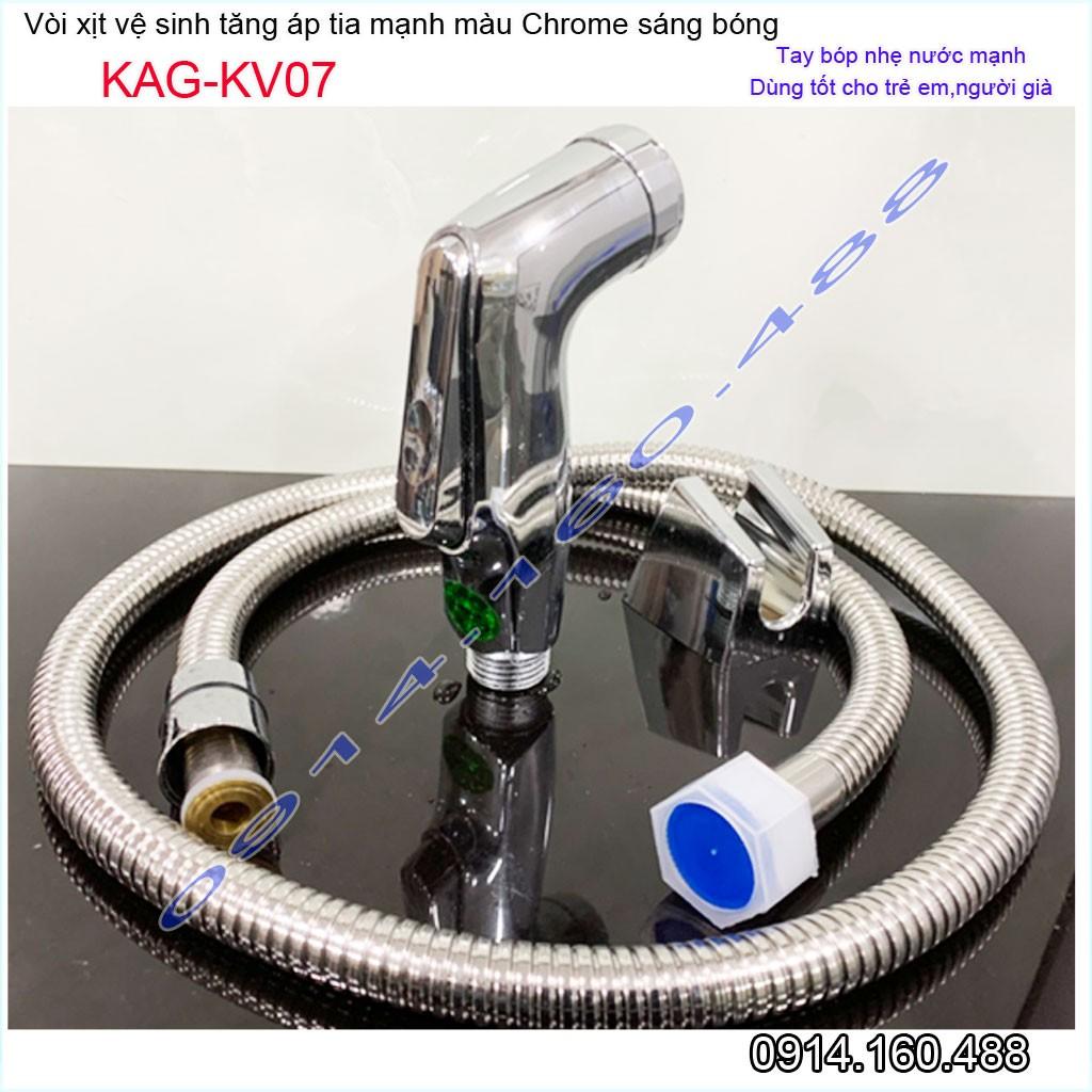Vòi xịt vệ sinh trẻ em KAG-KV07, vòi nhấn tay cho trường mẫu giáo Crome bóng tia mạnh rửa sạch sử dụng tốt
