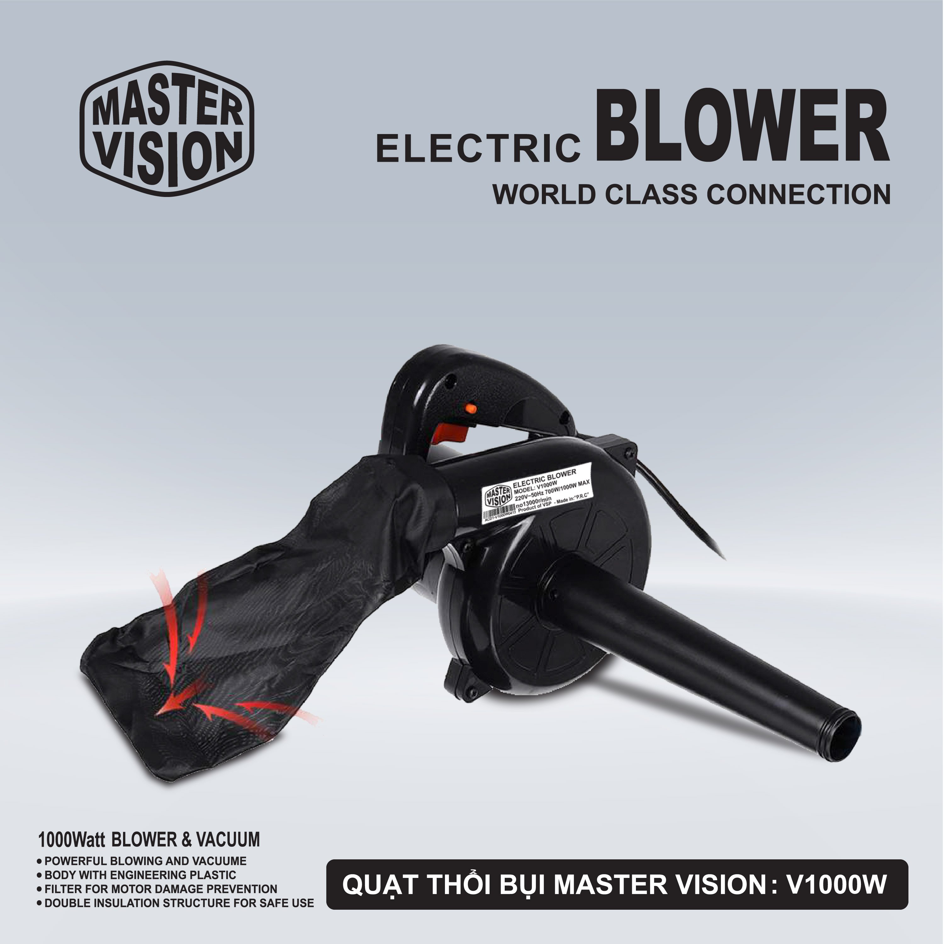 Quạt Thổi Bụi V1000W