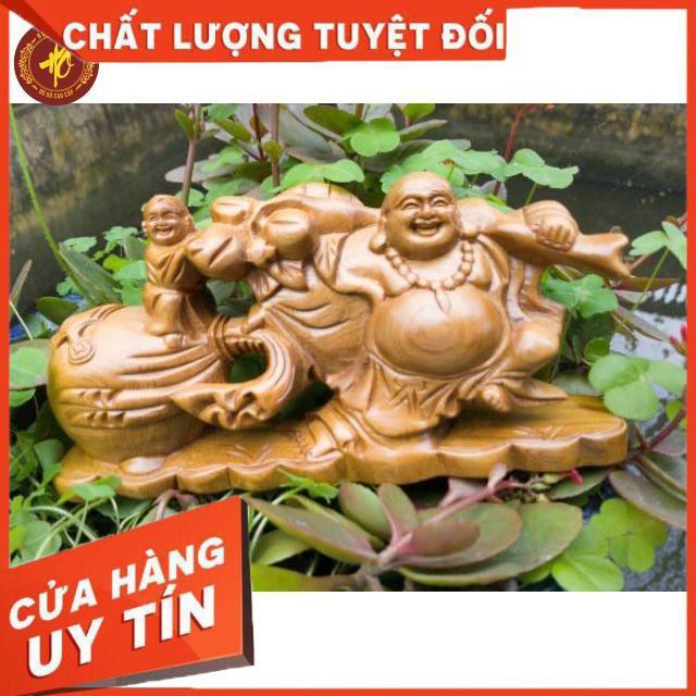 Tượng phật di lặc gỗ thơm BÁCH - XANH ngát mùi hương