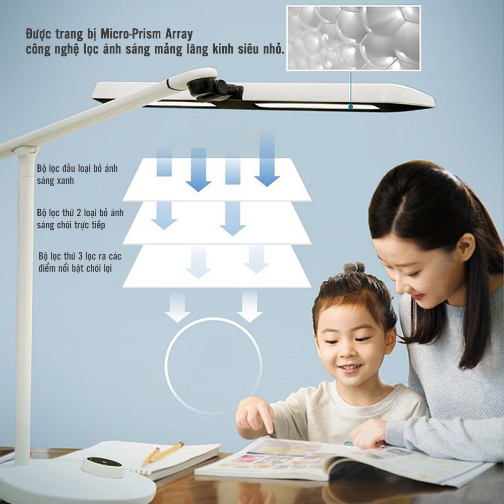 Đèn Bàn Philips LED VDTMate DSK501 14W - điều chỉnh màu ánh sáng , bảo vệ mắt, chống cận thị