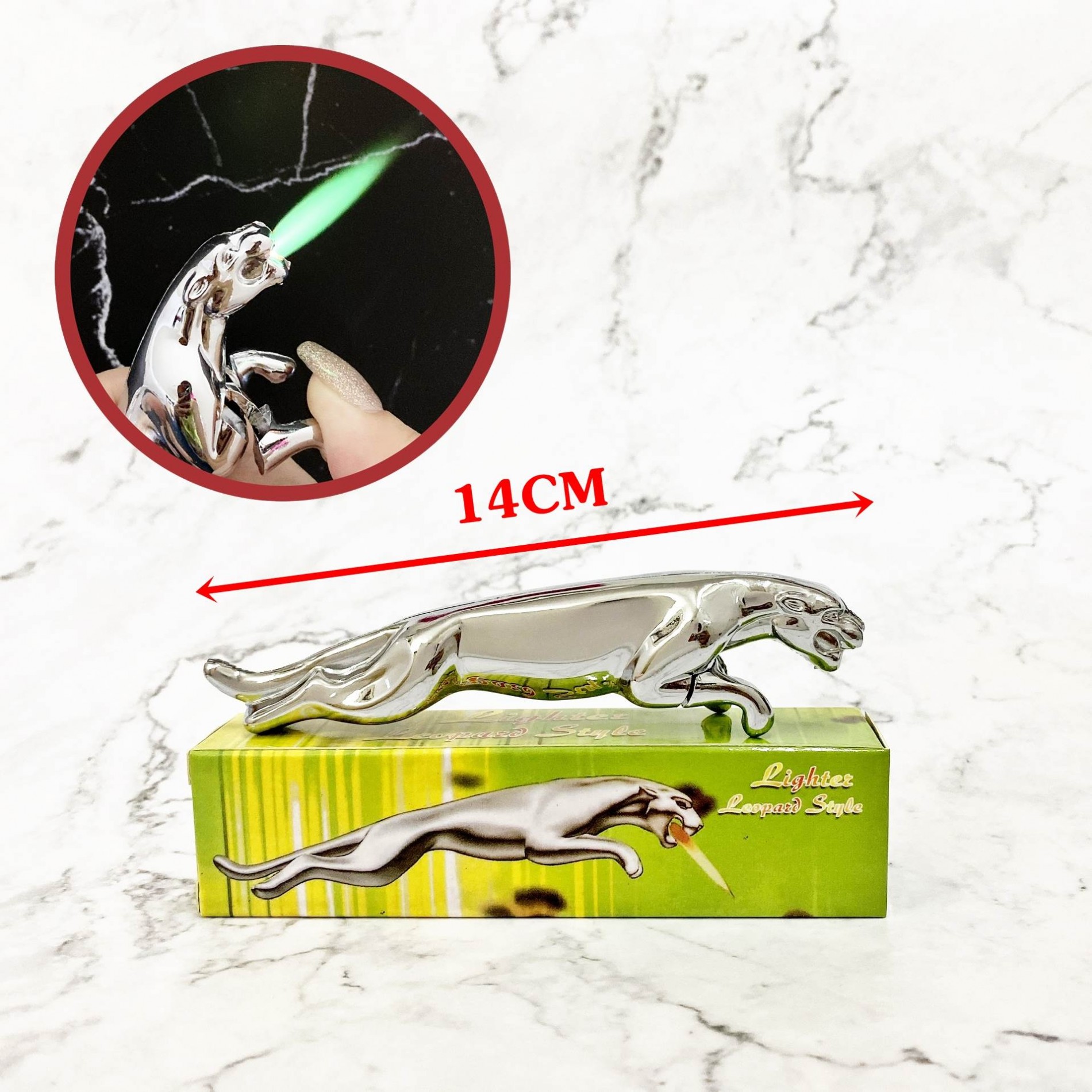 KCB - BẬT LỬA KHÈ HÌNH CON BÁO - BIỂU TƯỢNG SIÊU XE J -