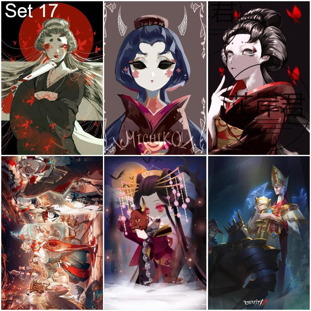 Bộ 6 Áp phích - Poster Game Identity V - Nhân Cách Thứ 5 - A3,A4,A5