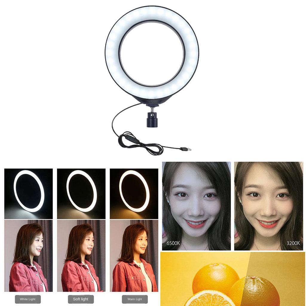 80 LED Selfie Ring Light Brightness Adjustable Photo Light