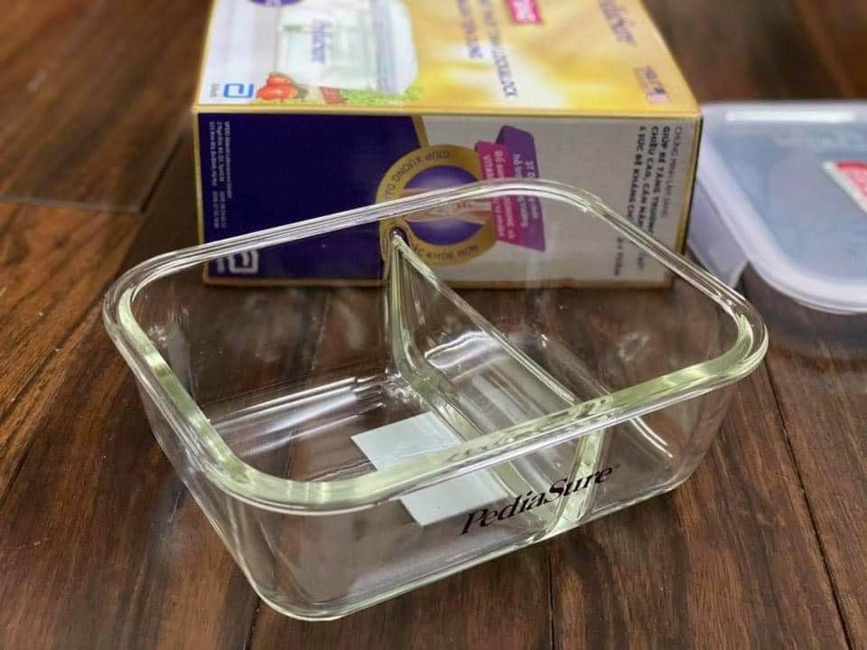 HỘP ĐỰNG THỨC ĂN THỦY TINH CHIA NGĂN 1000ML