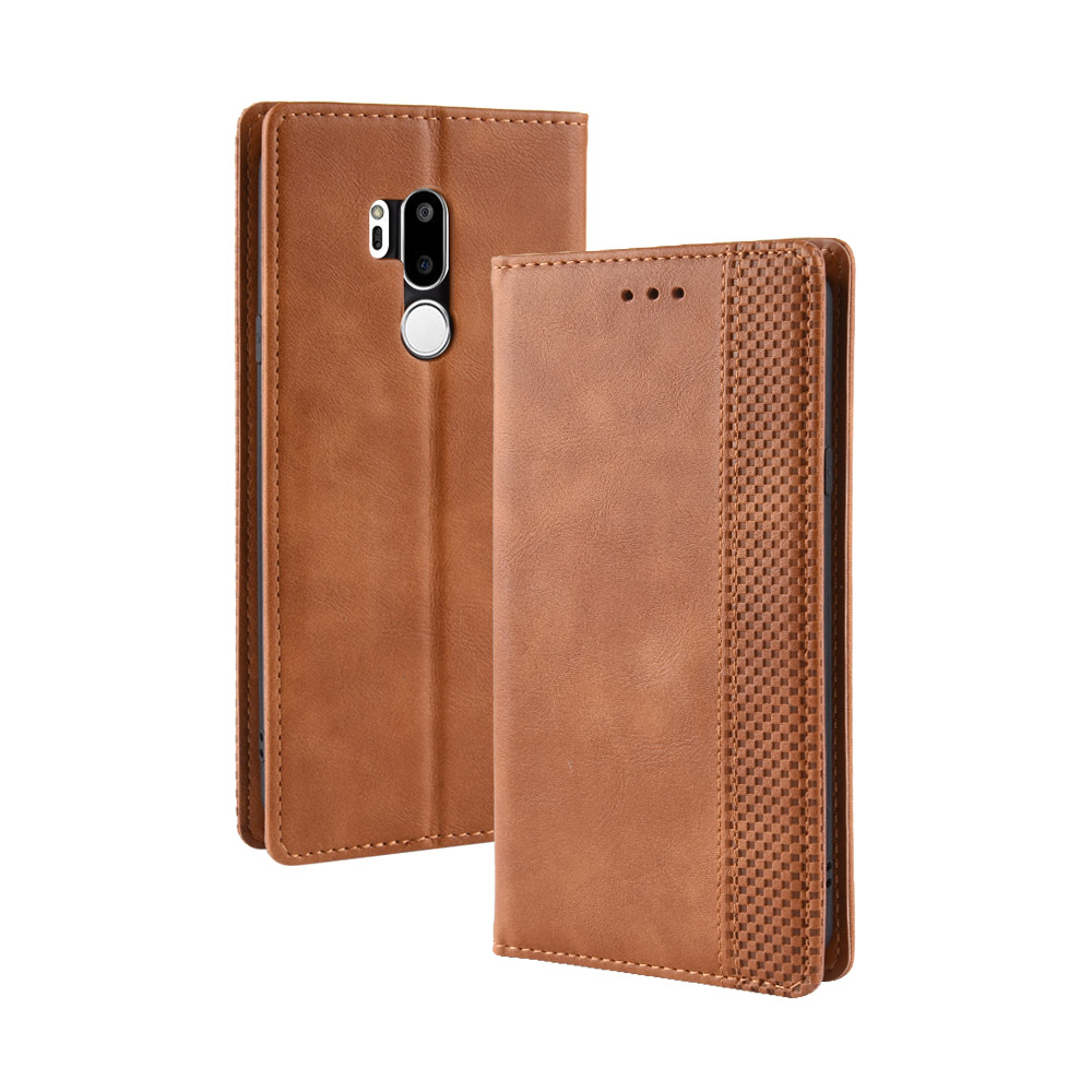 Bao da dạng ví, nam châm dành cho LG G7 ThinQ Luxury Leather Case - Hàng nhập khẩu