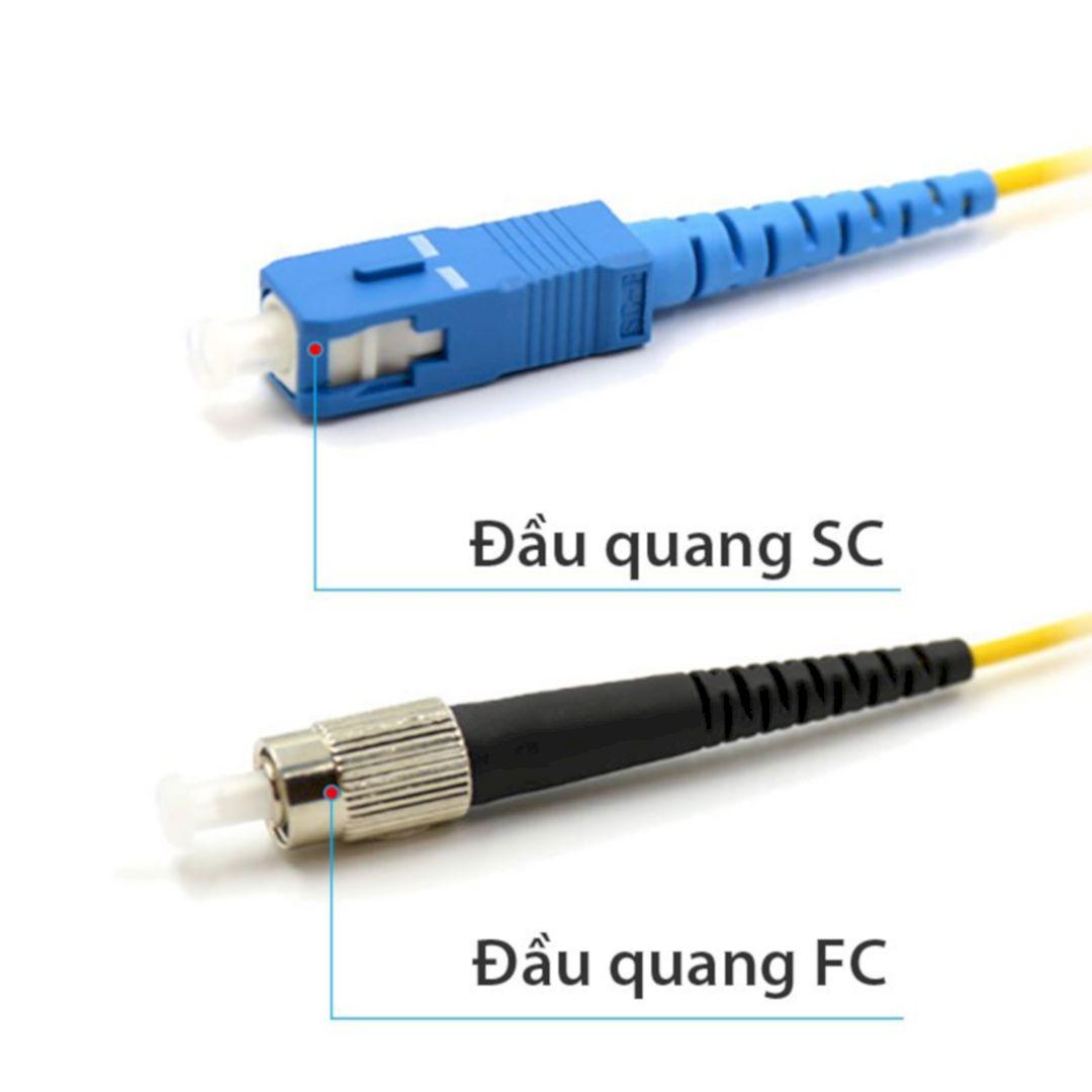 Ugreen UG80299NW224TK 5M SC-FC Màu vàng Cáp nhảy quang Single mode Simplex Fiber - HÀNG CHÍNH HÃNG