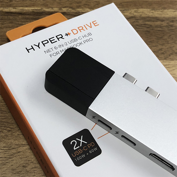 Cổng chuyển Hyperdrive NET 6 in 2 USB-C Hub dành cho Macbook Pro 13 15 2016/2017/2018