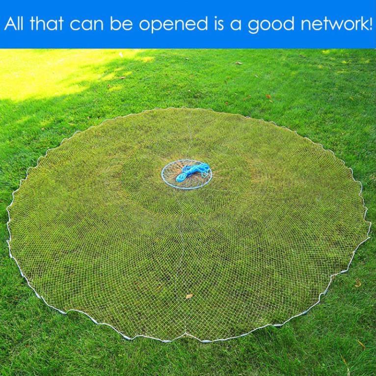 Siêu rẻ siêu rẻ CHÀI CÁ - chài đánh cá Thái Lan sợi dù có đĩa chuyên bắt cá tôm LDC-8