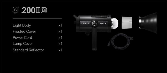 Đèn led Godox SL200 II Bi Color chất lượng cao