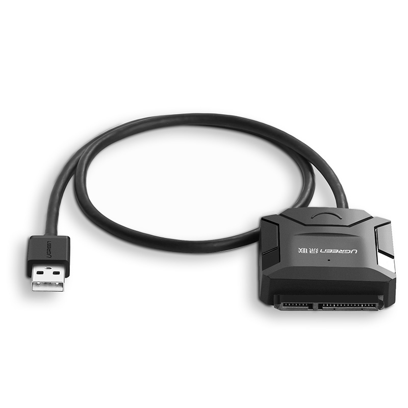 Dây Cáp Chuyển Đổi Ugreen CR108 20611 USB 3.0 Sang SATA Nguồn 12V-2A - Hàng chính hãng