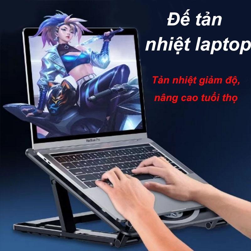 Đế Tản Nhiệt Laptop Máy Tính, Giá Đỡ Tản Nhiệt Nhanh, Chất Liệu Cứng Cáp, Kê Sách, Đỡ Điện Thoại Đa Năng, Tùy Chỉnh