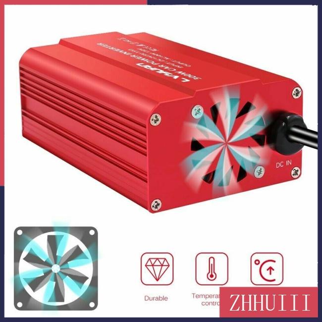 Bộ Chuyển Đổi Nguồn Điện Từ 12v Sang 110v 220v 300w Cho Xe Hơi