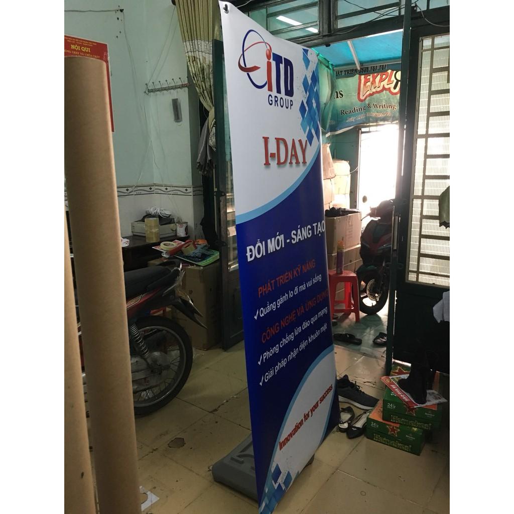 Standee Đế Nước, Giá Kệ X Cản Gió 60x160cm-80x180cm