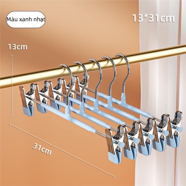 SET 5 MÓC TREO QUẦN ÁO CÓ KẸP SIÊU TIỆN LỢI