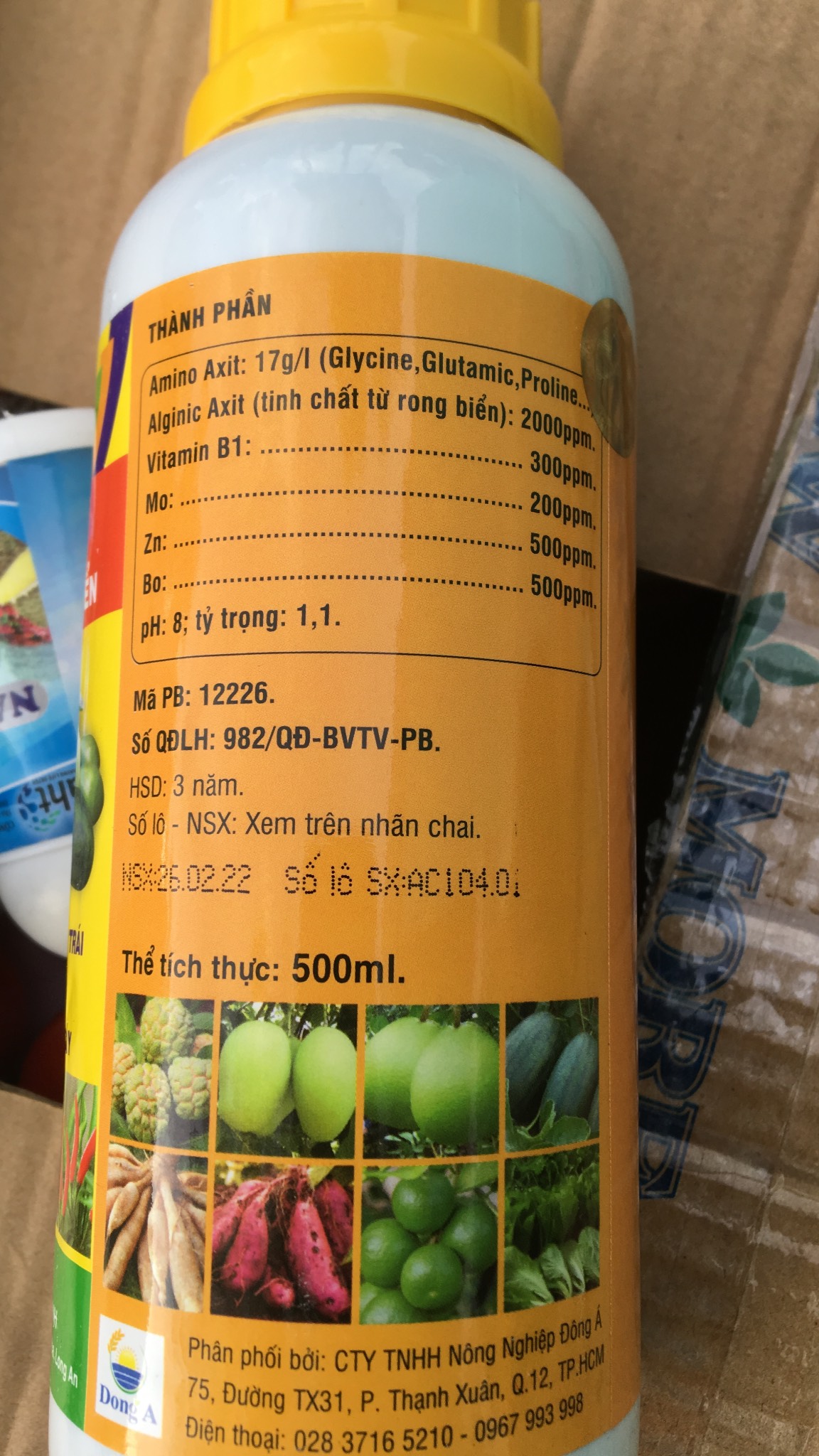 Phân Bón Sinh Học AMI GREEN amino lọ 500ml