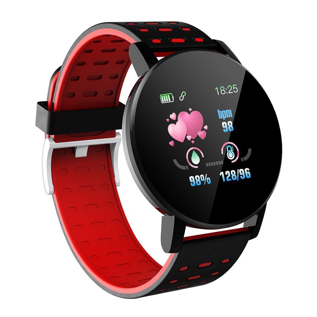 2Pcs 1.3'' Screen Smart Watch Bluetooth Bracelet Watch Fitness Tracker