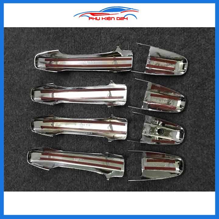 Bộ 4 ốp tay nắm cửa mạ crom Civic 2008-2011, 2012-2015, 2016-2020 sáng bóng chống trầy bảo vệ cửa xe ô tô