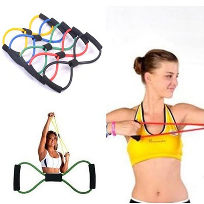 Dây tập cơ ngực YOGA chính hãng SPORTY YGT2 hình số 8 chất liệu silicon đàn hồi hỗ trợ các bài tập dãn cơ, tập thể hình