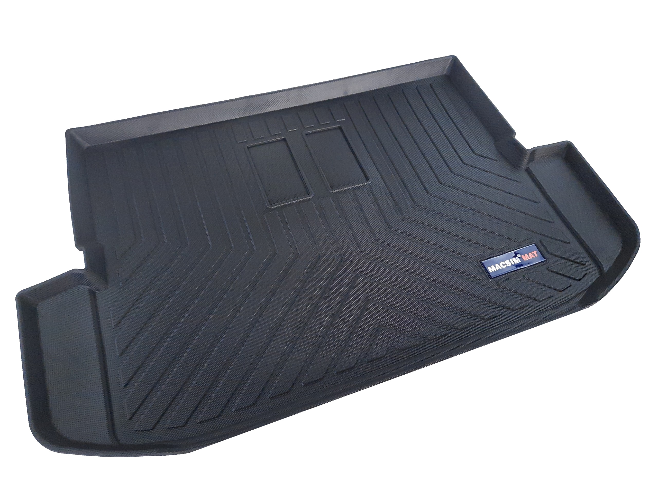Thảm lót cốp hn xe ô tô Toyota Rush 2017-đến nay nhãn hiệu Macsim chất liệu TPV cao cấp màu đen(D0281)