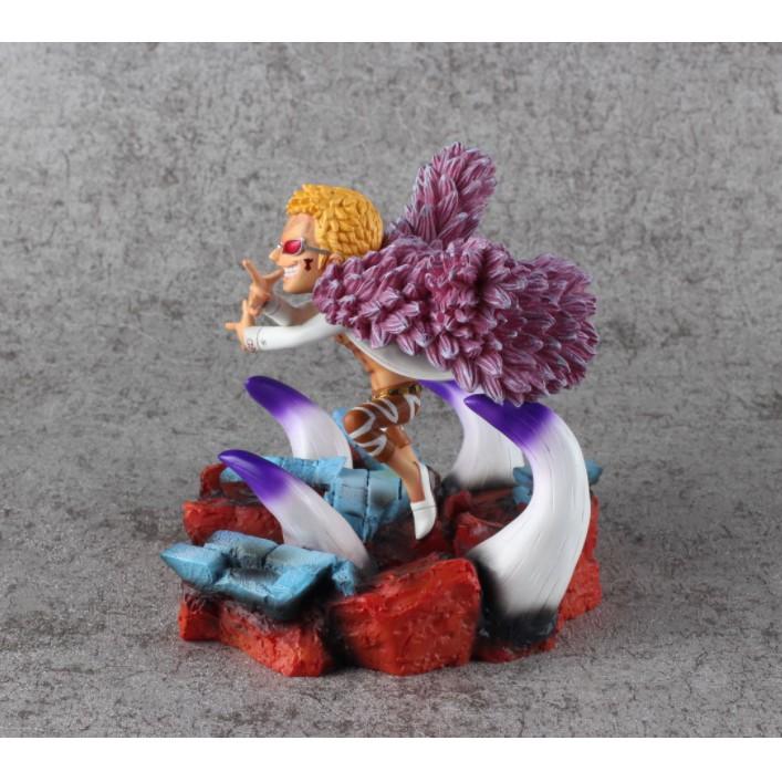 Mô hình Figure chibi one piece Luffy vs mingo thức tỉnh