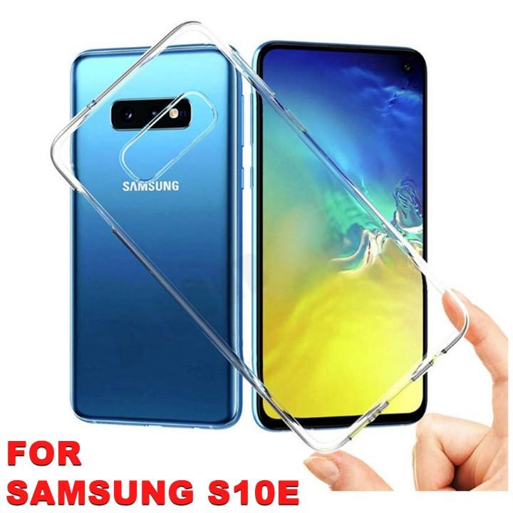 Ốp lưng dẻo silicon trong suốt dành cho Samsung S10E