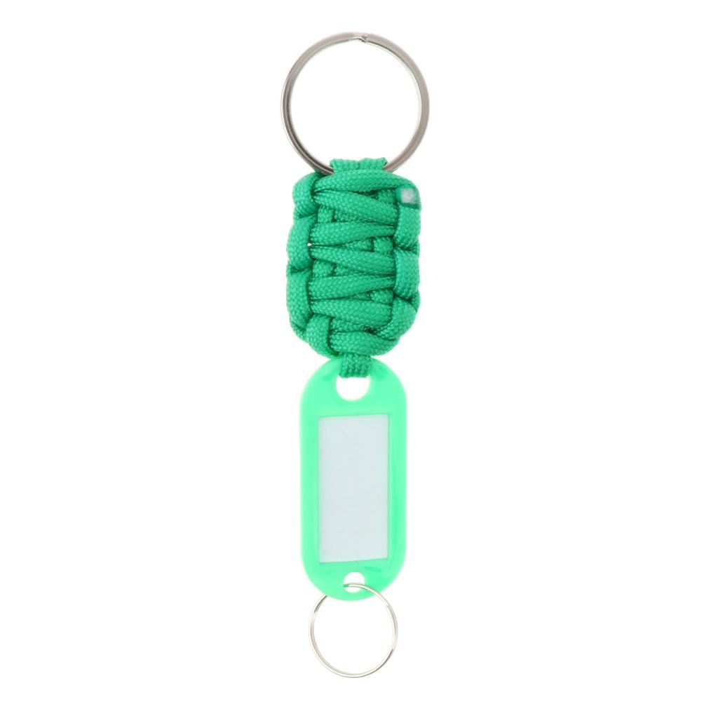 Paracord Lanyard Keychain Carabiner Survival Kit Ring