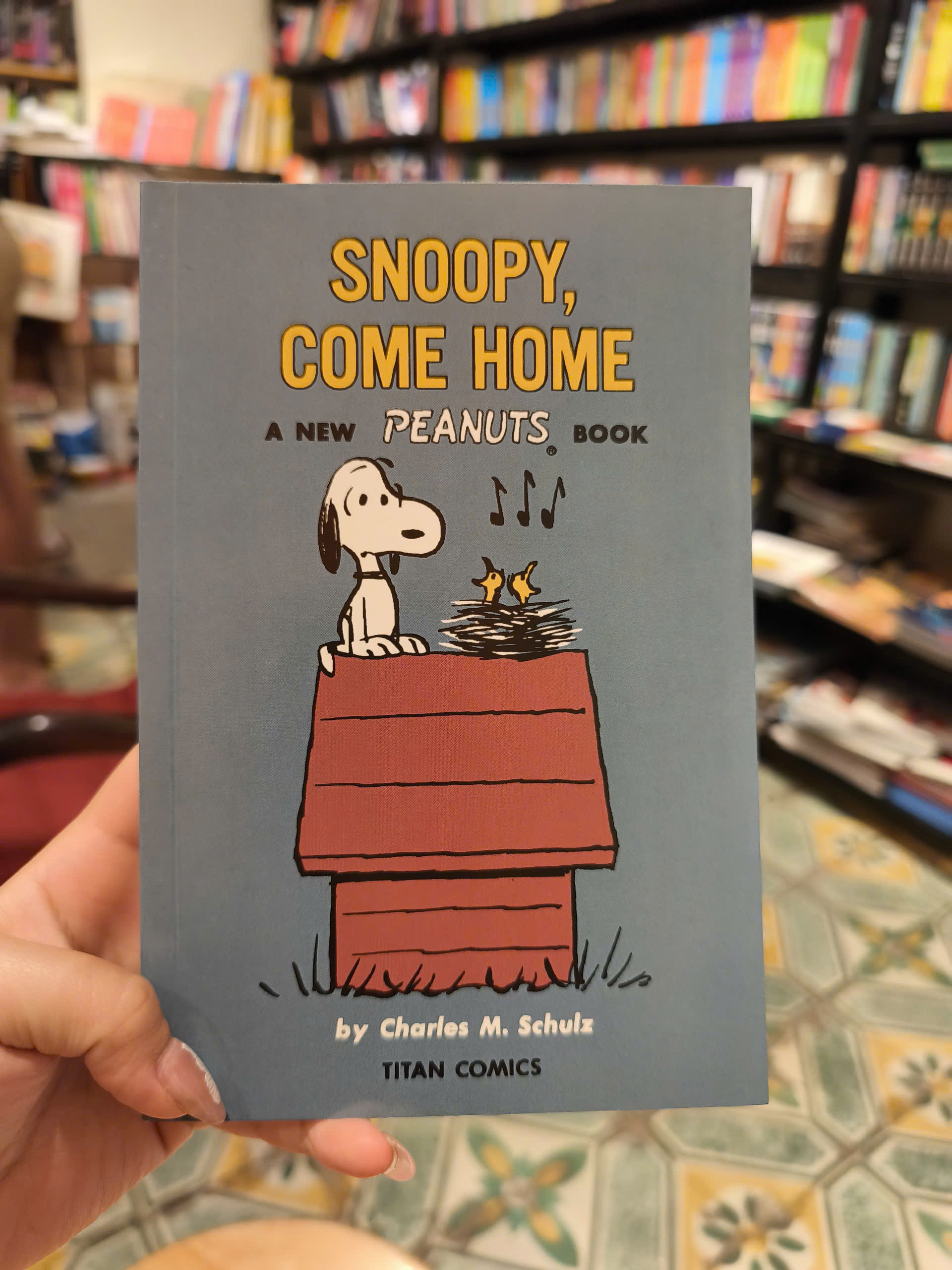 Sách - Snoopy, Come Home by Charles M Schulz - A New Peanuts Book - Children Picture Story book