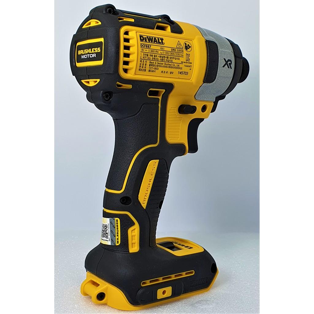 Thân máy vặn vít dùng pin 18V DeWALT DCF887N-KR