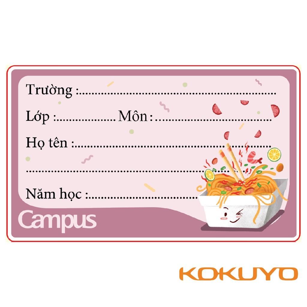 Nhãn Vở Food NT-FOD12 Ngộ Nghĩnh Campus