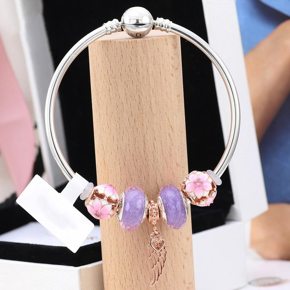 Vòng Bạc S925 ALE Cao Cấp - Vòng Charm Bạc Chuẩn S925 - Mã sản phẩm VONGBAC_DN057