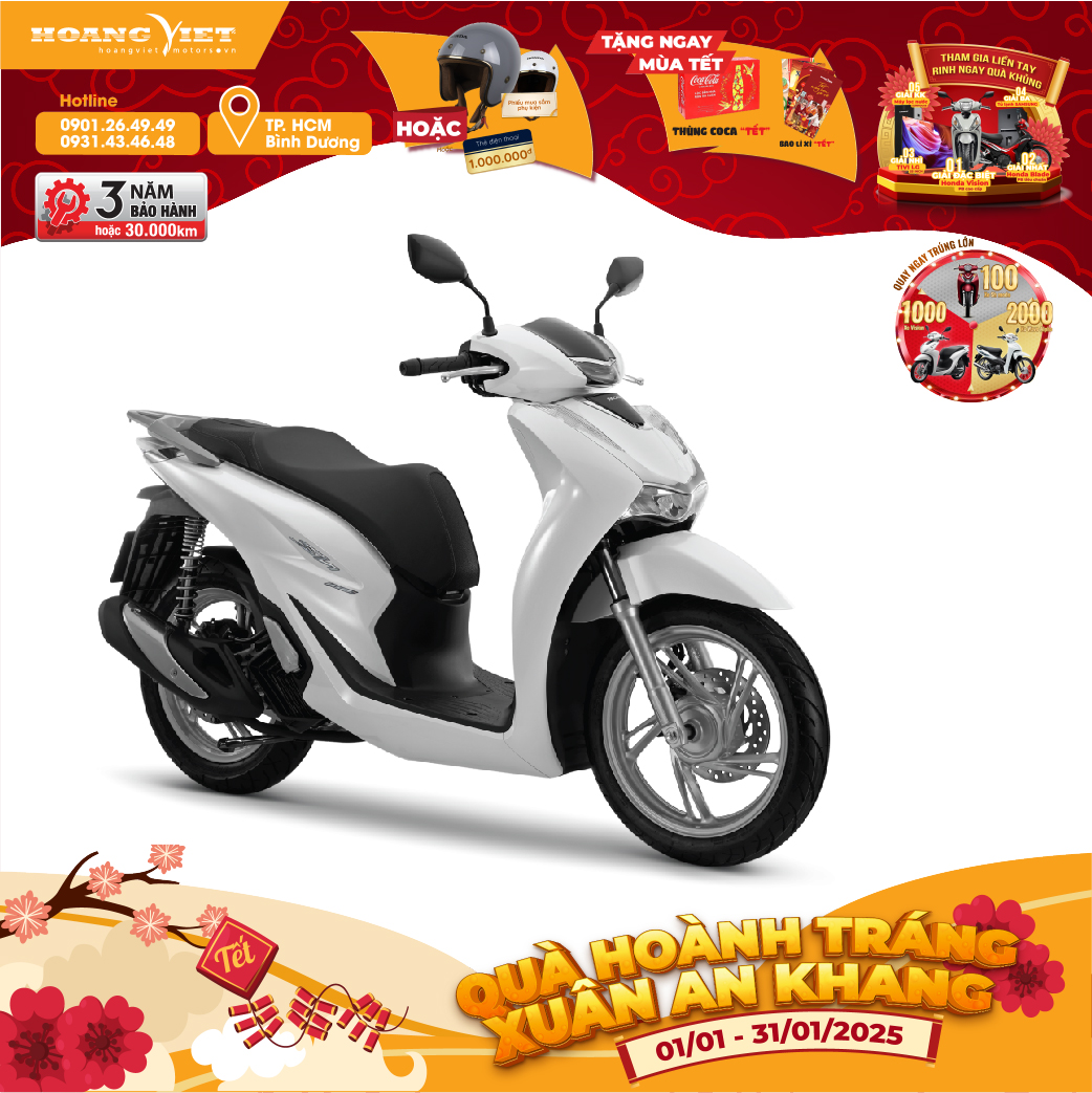 Xe Máy Honda SH 160i 2024 - Phiên Bản Tiêu Chuẩn