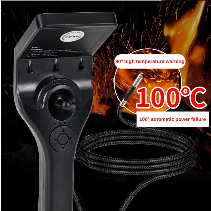 Kiểm tra cống thoát nước ô tô không dây 4 chiều Borescope 6MM 1m Chỉ đạo Camera nội soi video công nghiệp WIFI 360 ° 720 ° cho iPhone Android