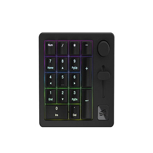 Bàn phím số không dây Glorious GMMK Numpad - Prebuilt - Hàng Chính Hãng