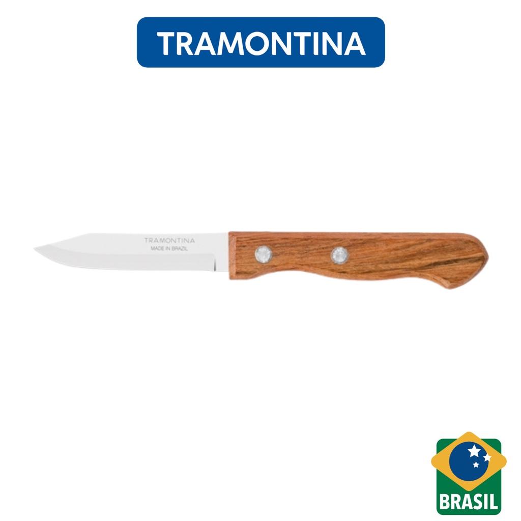 Dao Gọt Tỉa Cán Gỗ Tramontina Dynamic 8cm - TRDA22310/103