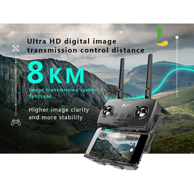 COMBO Flycam Hubsan Zino Pro Plus - Camera 4K, thời gian bay 43 phút, gimbal chống rung 3 trục - Hàng Nhập Khẩu