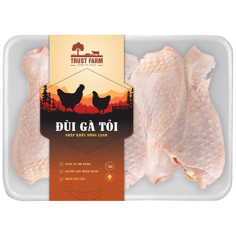 Đùi Gà Tỏi Đông Lạnh Trust Farm 500g